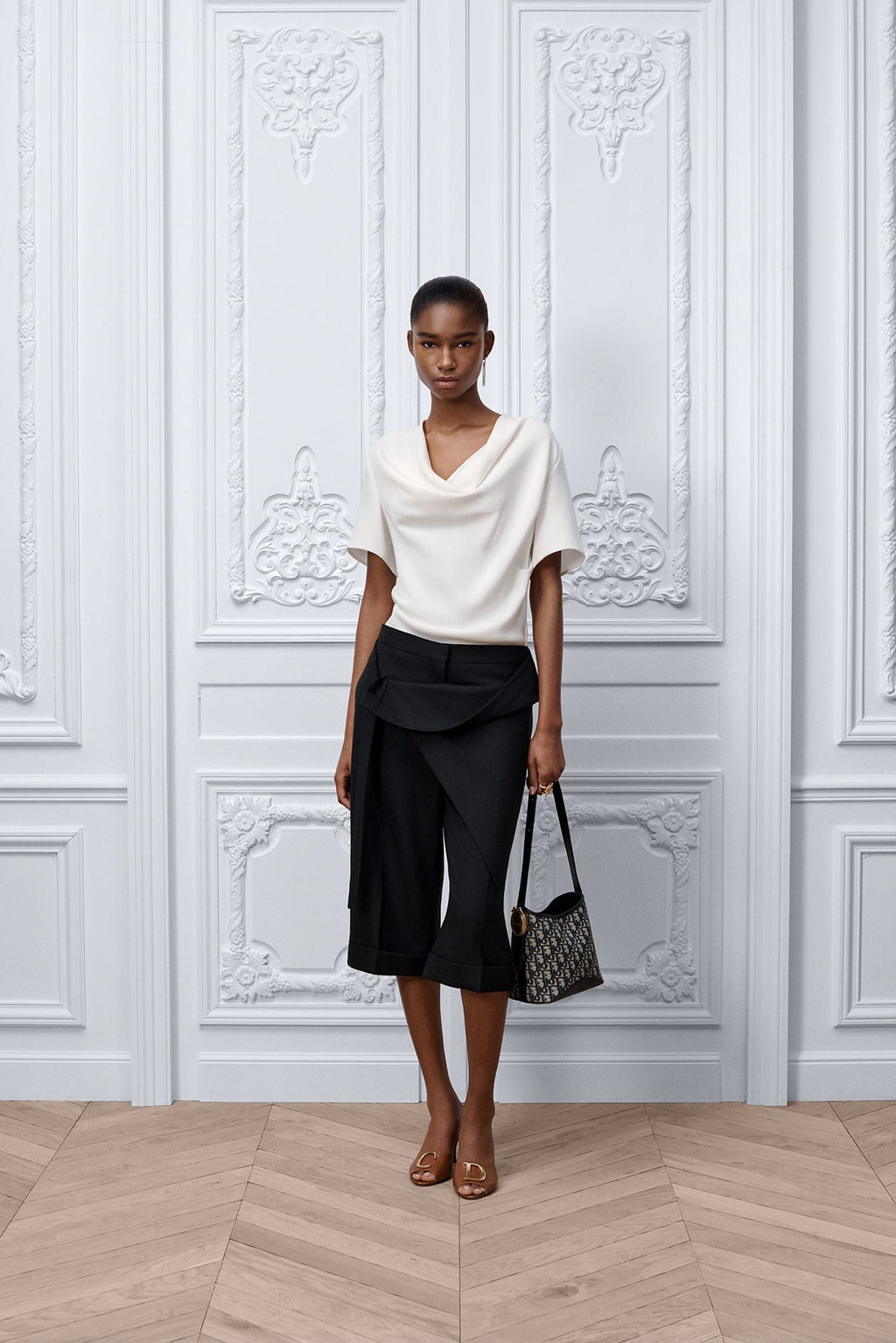 Calfskin & Cotton Bucket Bag product image 7