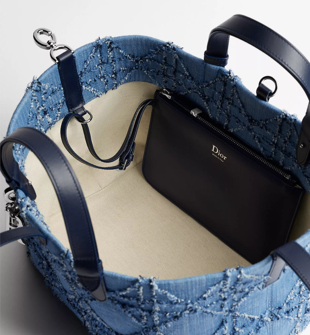 Calfskin & Cotton Shoulder Bag Design 003 product image 5