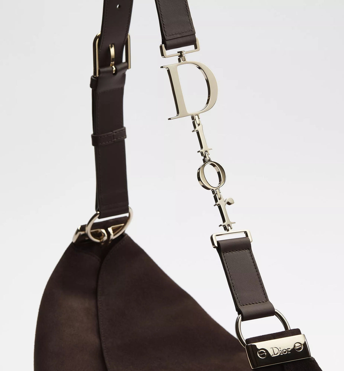 Large Calfskin & Suede Shoulder Bag product image 6