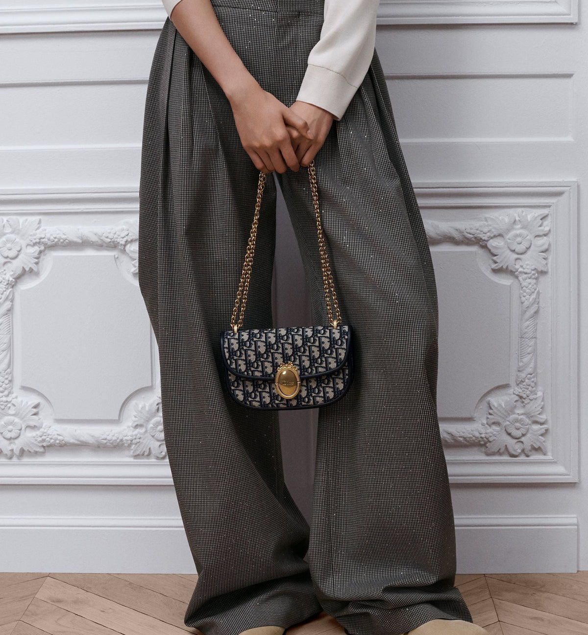 Calfskin & Cotton Handbag Design 004 product image 7