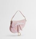 White & Pink Calfskin & Cotton Handbag product image 1