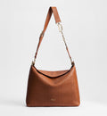 Medium Designer Shoulder Tote With Marron Bobby Flat Macrocannage Grained Calfskin For Women