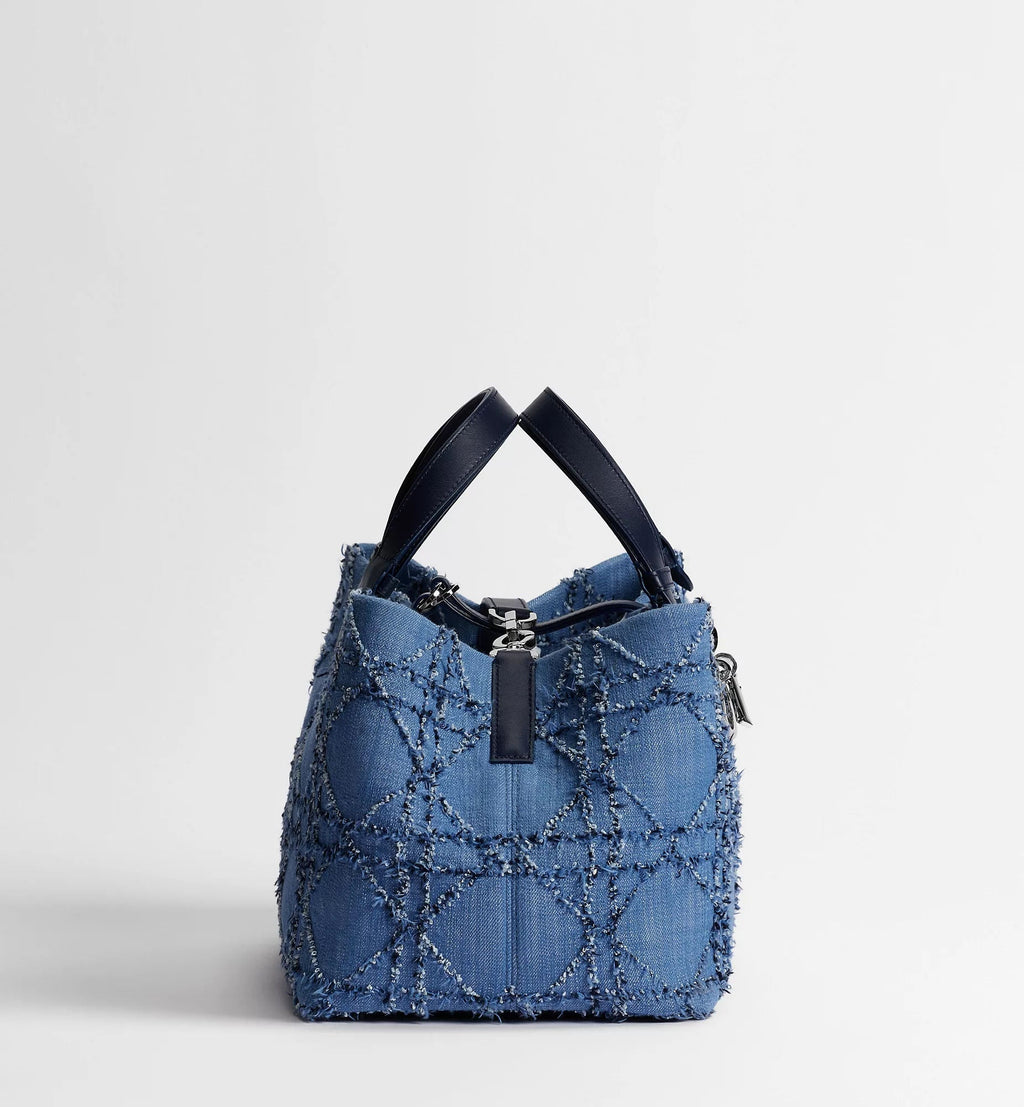 Calfskin & Cotton Shoulder Bag Design 003 product image 3