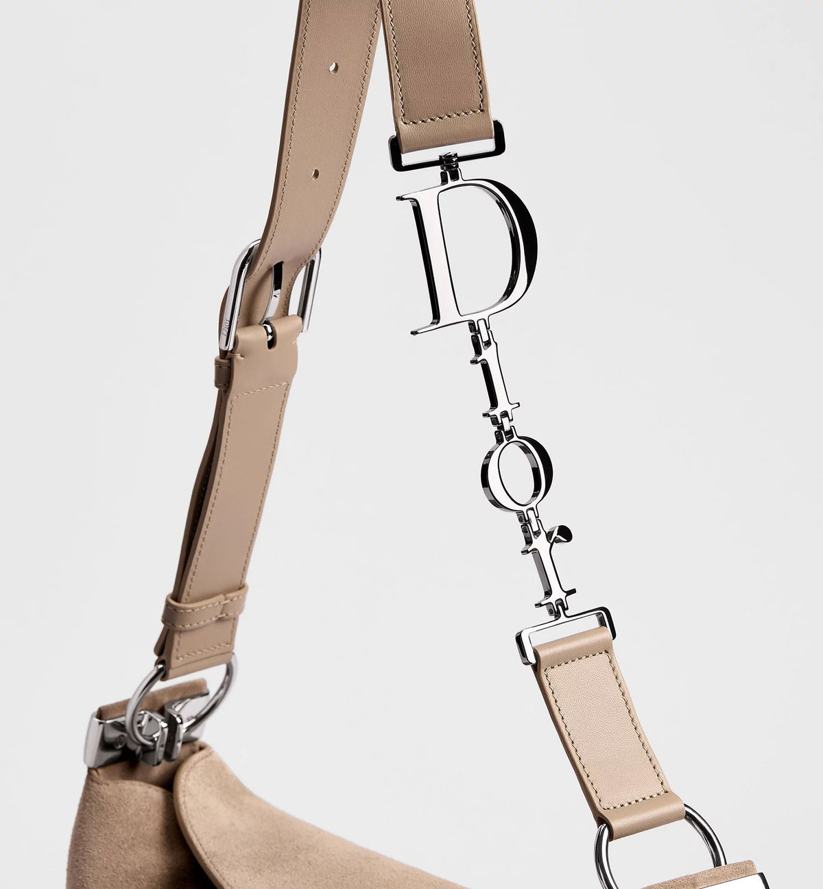 Calfskin & Suede Shoulder Bag product image 6