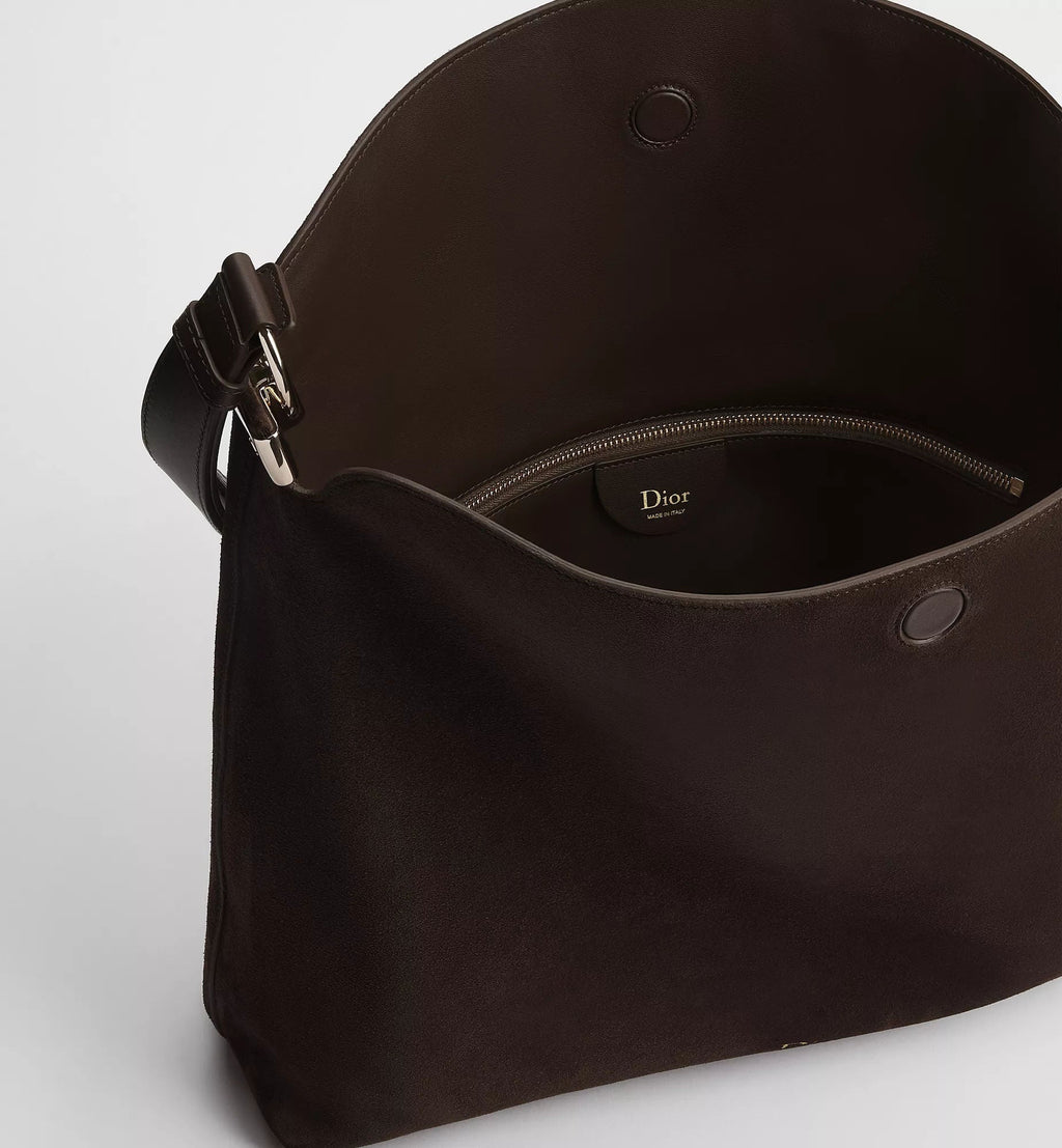 Large Calfskin & Suede Shoulder Bag product image 4