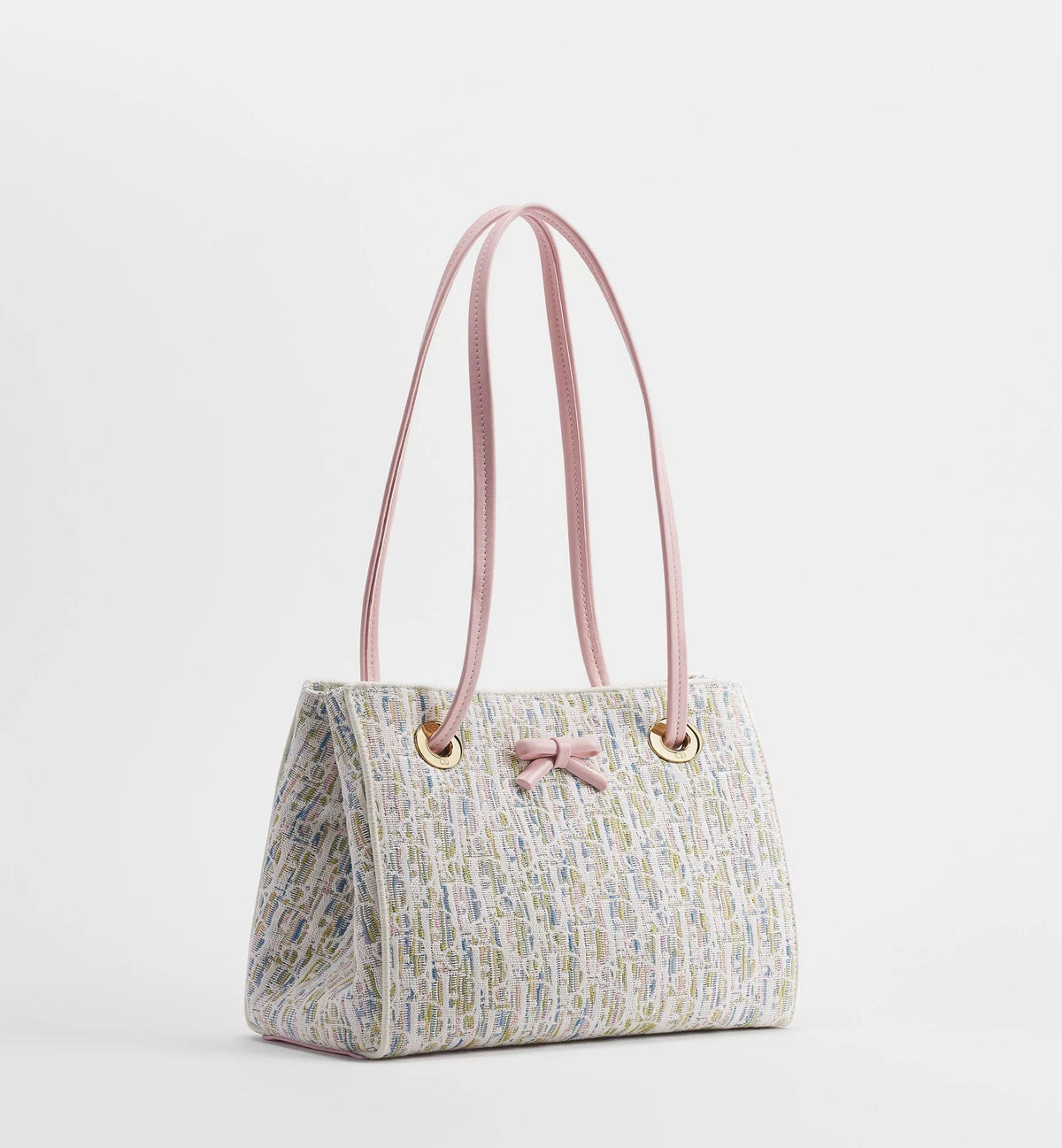 Calfskin & Cotton Shoulder Bag Design 005 product image 3