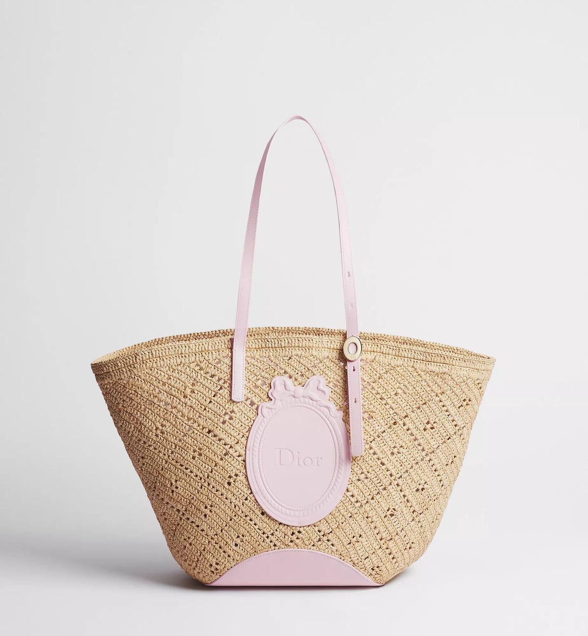 Calfskin & Raffia Tote Bag product image 2