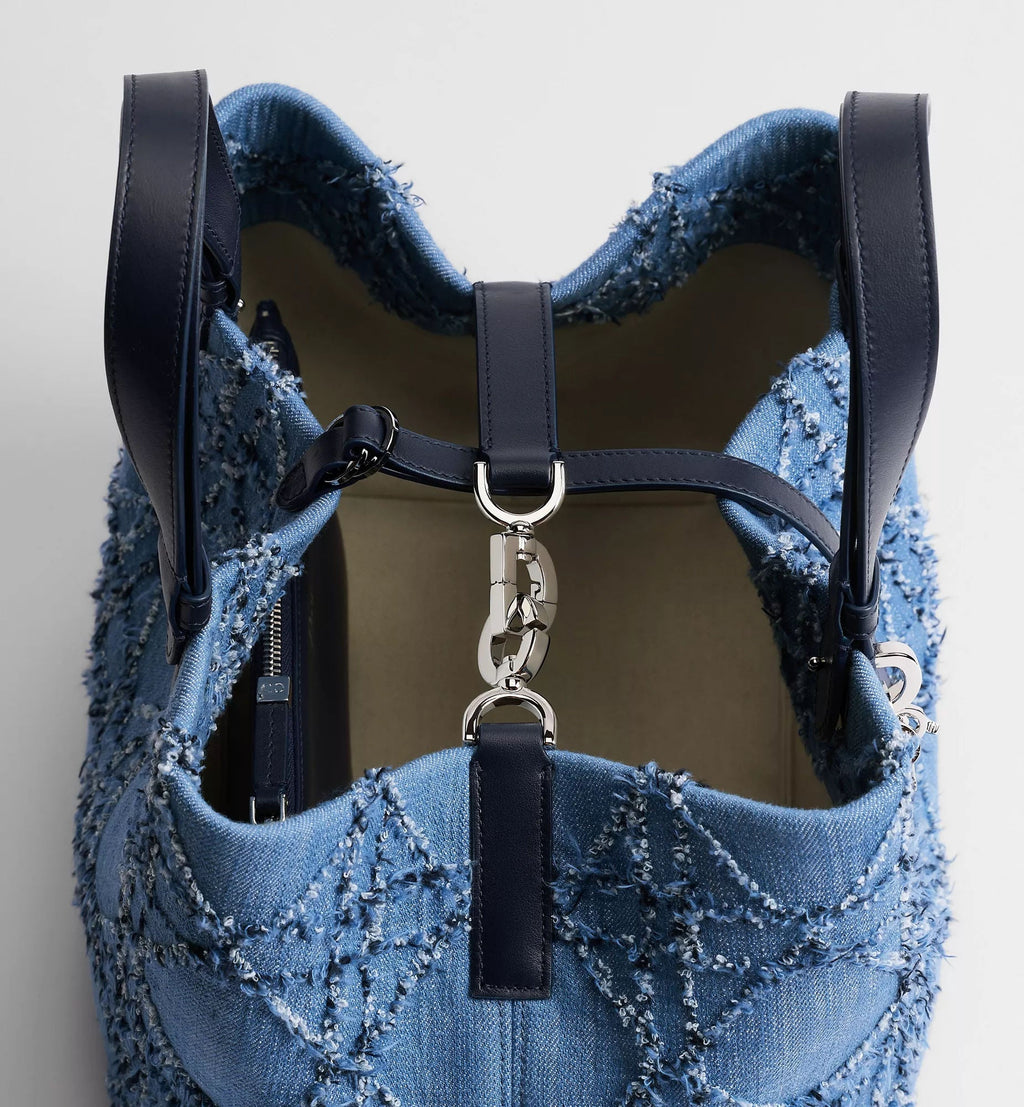 Calfskin & Cotton Shoulder Bag Design 003 product image 6