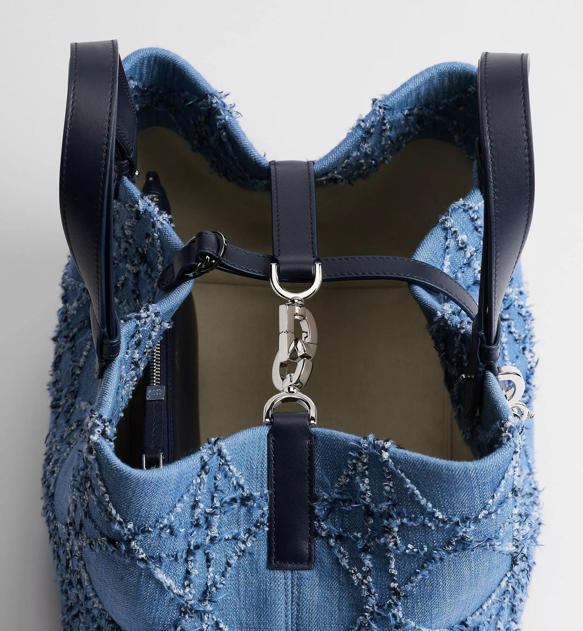Calfskin & Cotton Shoulder Bag Design 003 product image 6