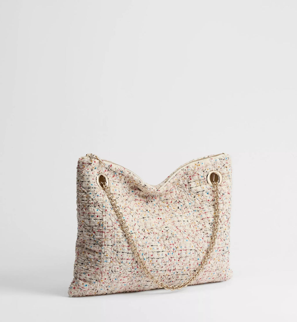 Calfskin & Cotton Shoulder Bag Design 002 product image 3