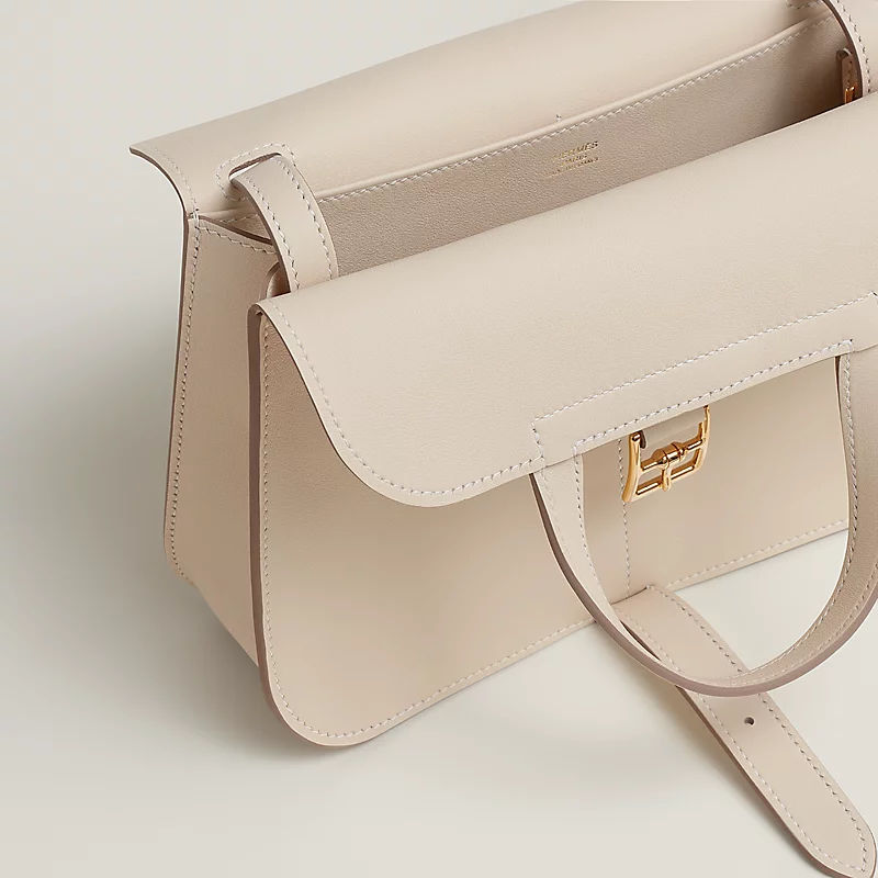 Halzan Mini Luxury Handbag With Swift Calfskin And Etriviere Buckle Closure For Women