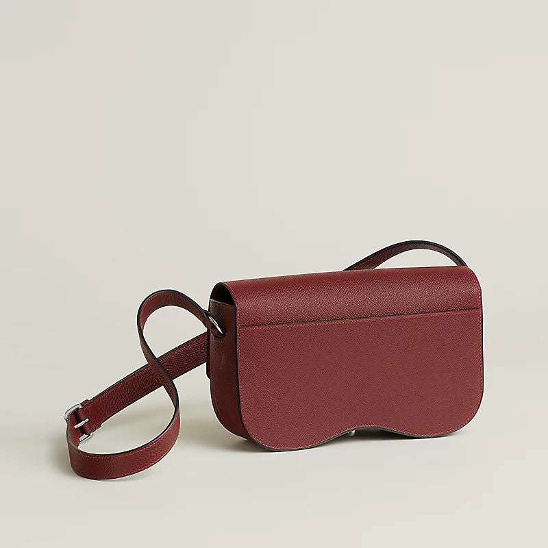 Della Cavalleria Elan Luxury Handbag With Epsom Calfskin And Palladium Plated Hardware For Women