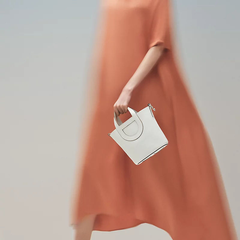 In-the-Loop 18 Luxury Handbag With Taurillon Clemence And Swift Calfskin Chaine d'Ancre Closure For Women