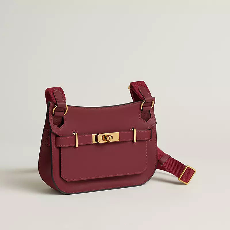 Jypsiere Mini Luxury Handbag With Swift Calfskin And Rotating Hardware Closure For Women