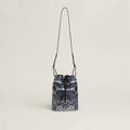 Lassoie Luxury Handbag With Eperon D'Or Bandana And Swift Calfskin Drawstring Closure For Women
