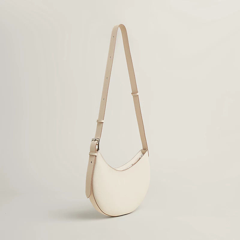 P'tit Arcon Luxury Handbag With Togo Calfskin And Swift Calfskin Zip Closure For Women