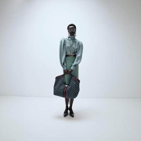 Large Denim Tote Bag Design 002 product image 3