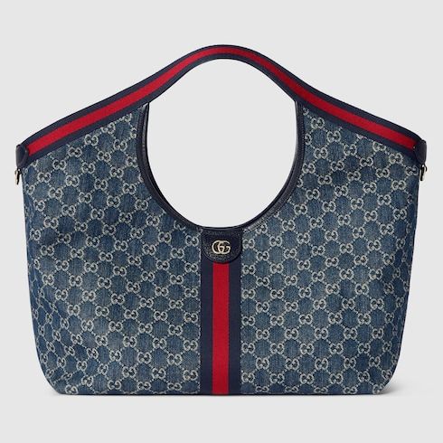 Large Denim Tote Bag Design 002 product image 1
