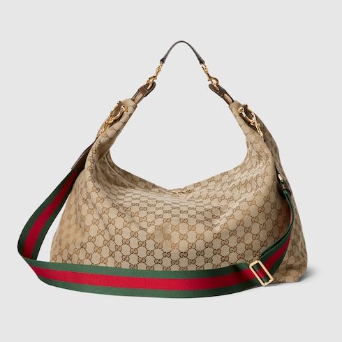 Large Brera Crossbody Luxury Handbag With GG Canvas And Detachable Strap For Men
