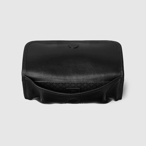 Small Belt Luxury Handbag With Web And Leather