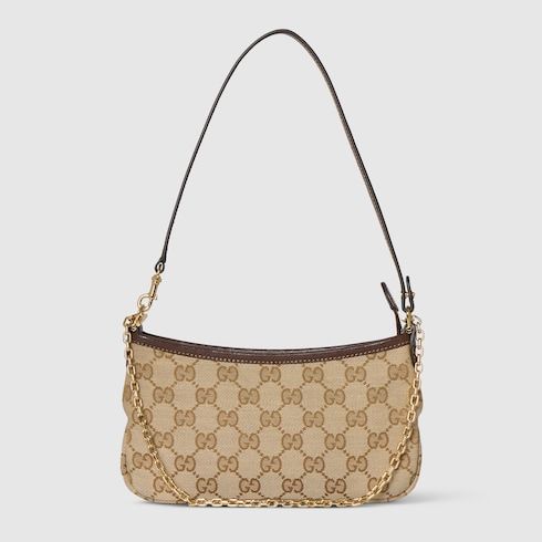 Gossip Small Shoulder Luxury Handbag With GG Canvas