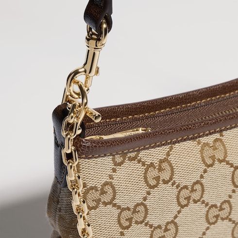 Gossip Small Shoulder Luxury Handbag With GG Canvas
