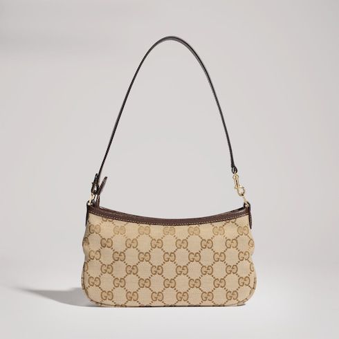Gossip Small Shoulder Luxury Handbag With GG Canvas