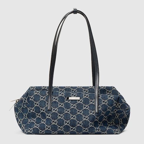 Leather & Denim Handbag product image 1