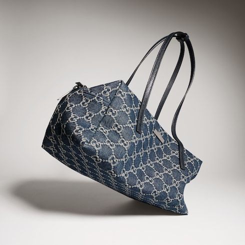 Leather & Denim Handbag product image 9