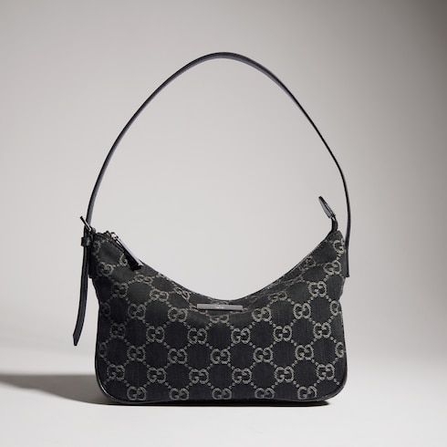 Lady Lunetta Small Shoulder Luxury Handbag GG Denim