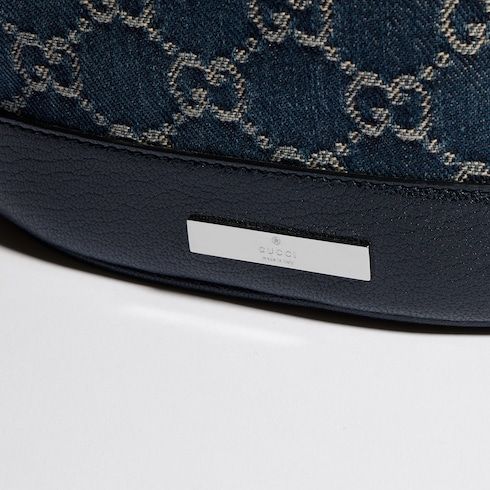 Venice Small Bucket Luxury Handbag GG Denim