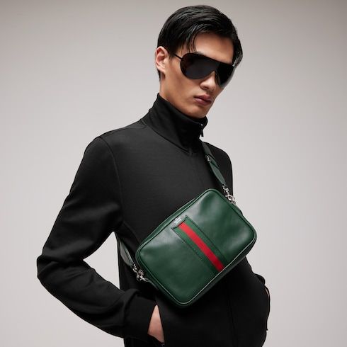 Men's Leather Crossbody Bag product image 3