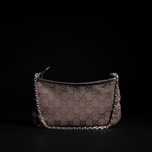 Small Shoulder Luxury Handbag With GG Canvas And Additional Strap