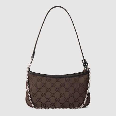 Small Shoulder Luxury Handbag With GG Canvas And Additional Strap