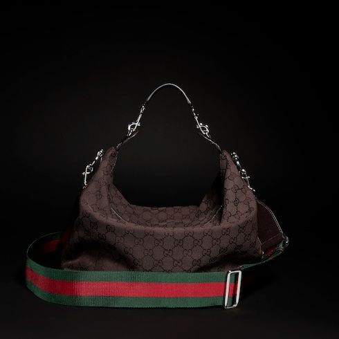 Medium Crossbody Luxury Handbag With GG Canvas And Detachable Strap For Men