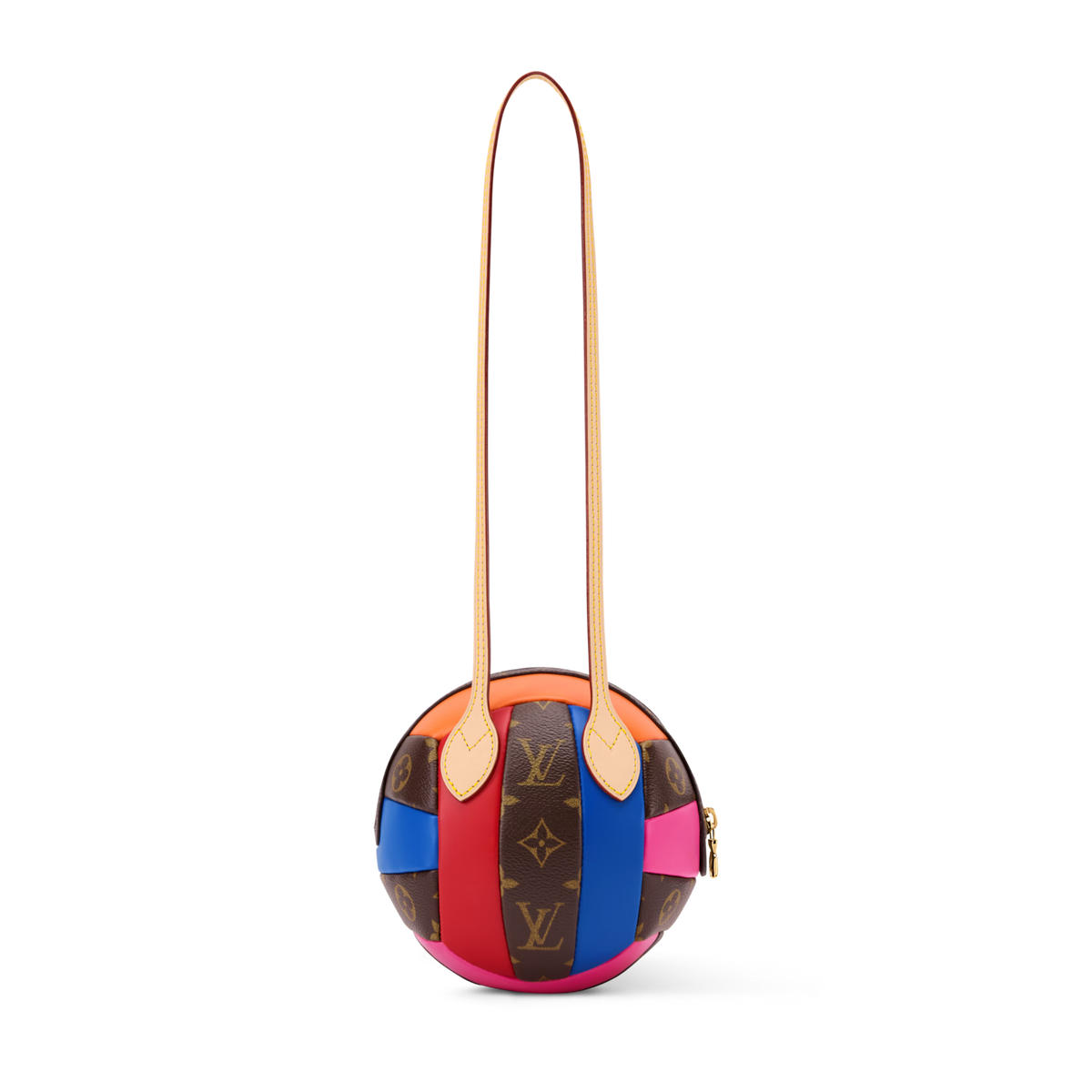 Women's Spherical Coated Canvas & Cowhide Leather Handbag product image 6