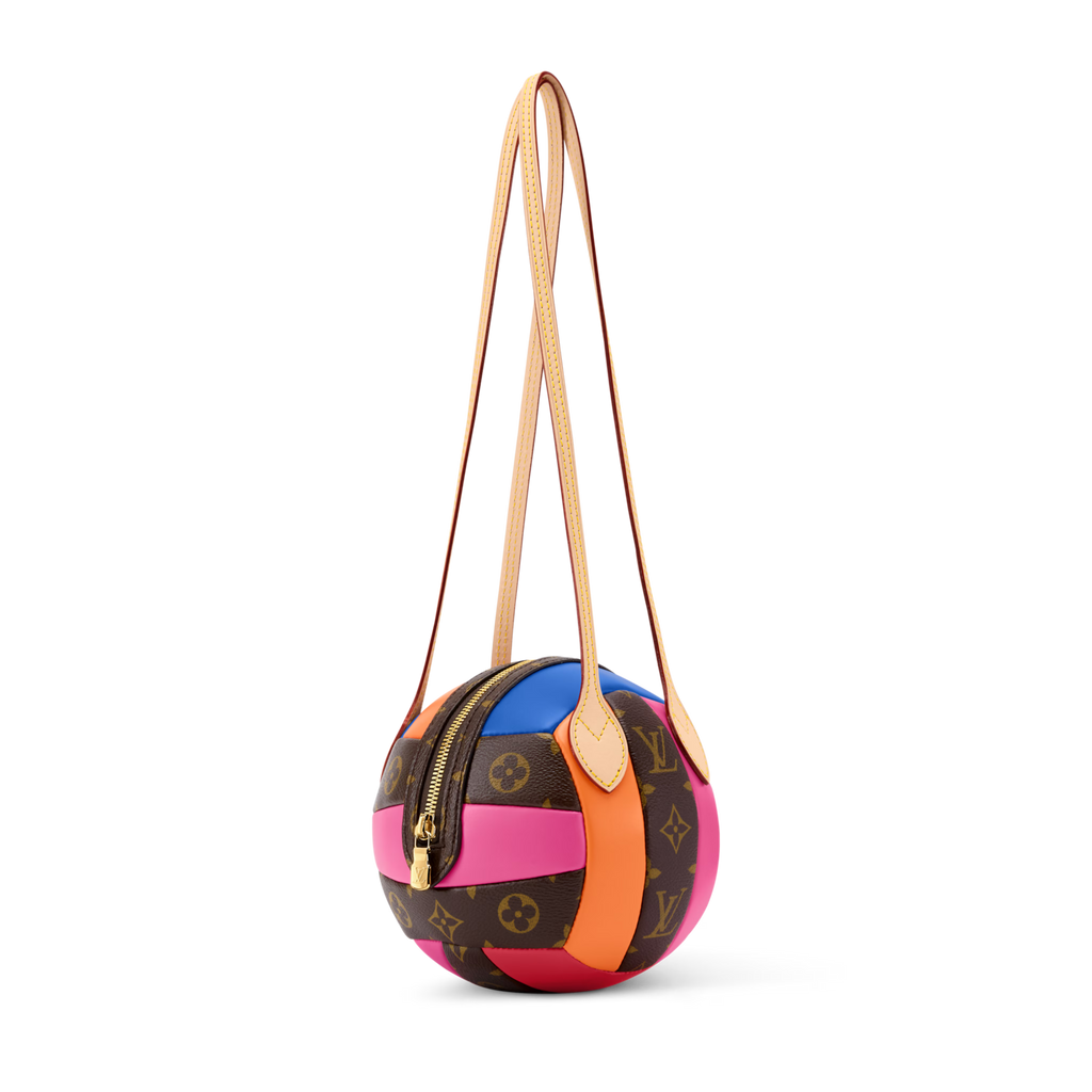 Women's Spherical Coated Canvas & Cowhide Leather Handbag product image 3