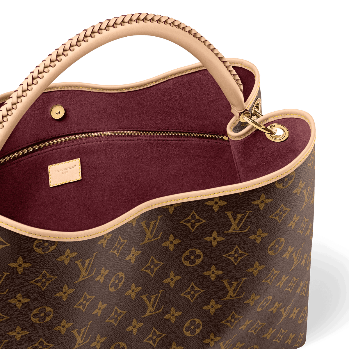 Again Monogram Coated Canvas Tote Bag M25877 For Women