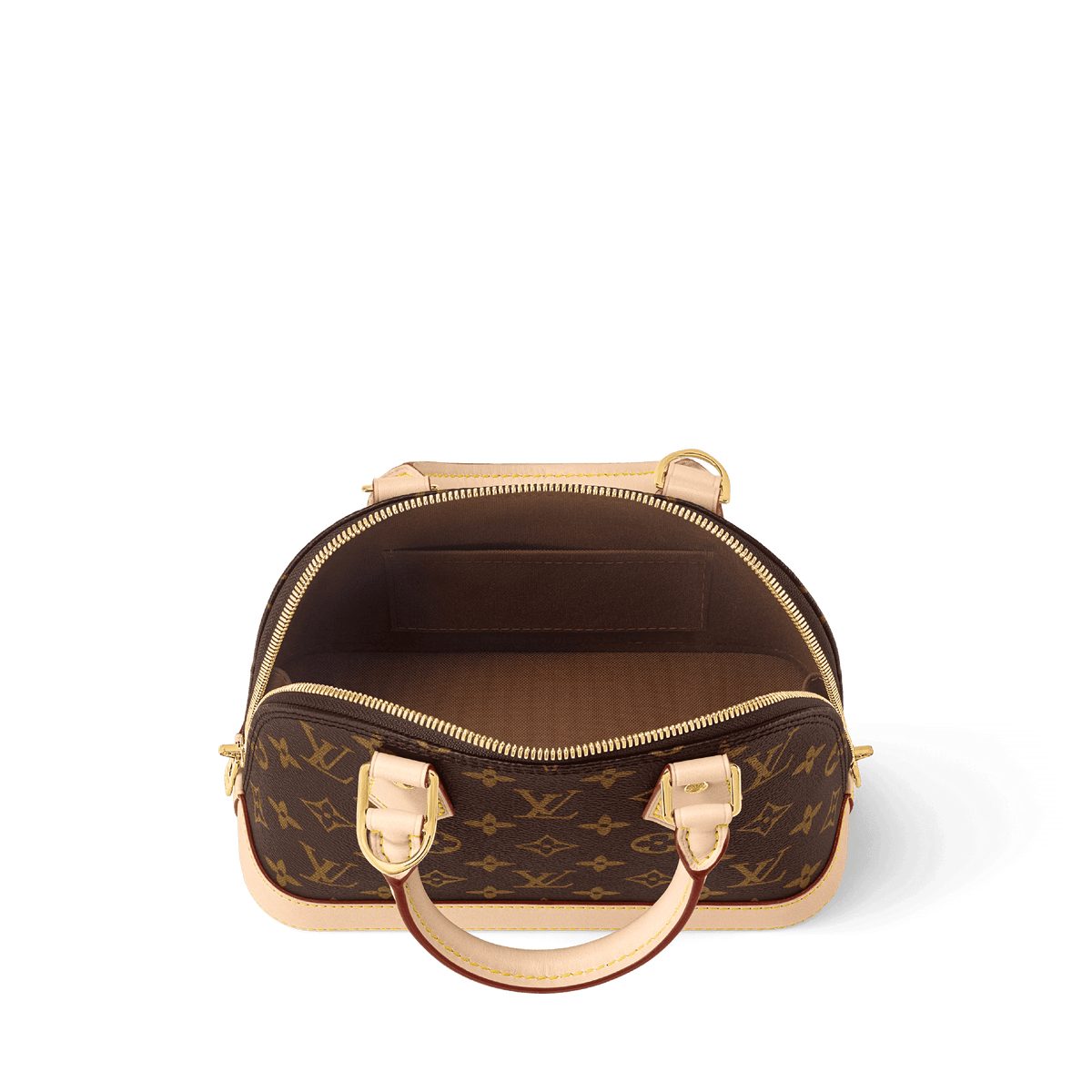 Alma BB Monogram Canvas Top Handle Bag For Women