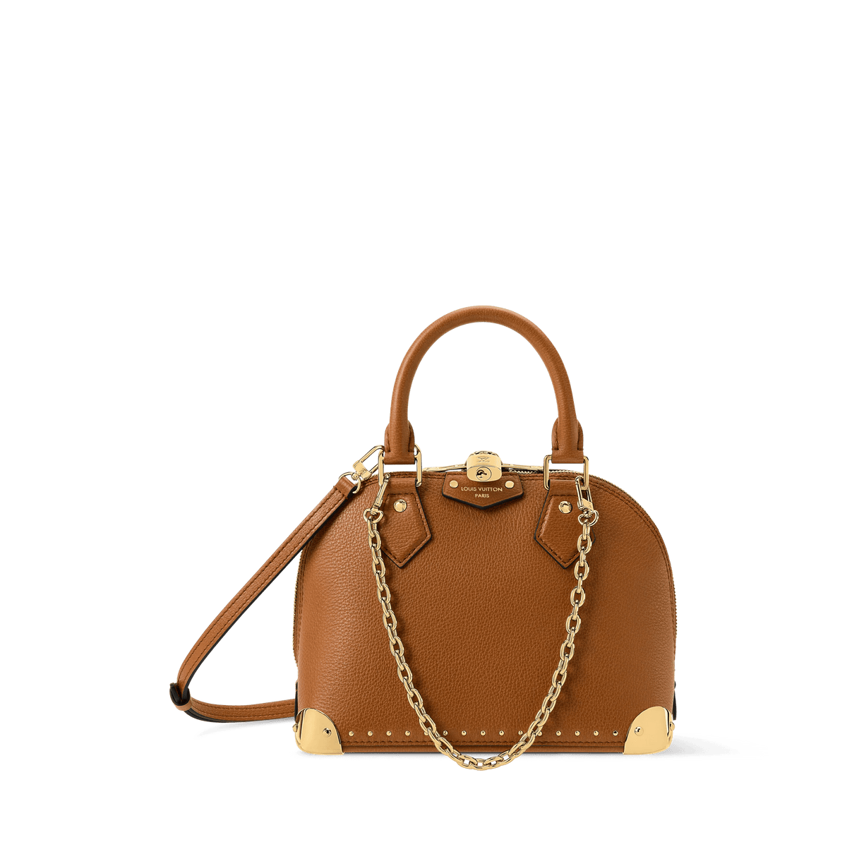 Tan Calfskin Leather Luggage product image 1