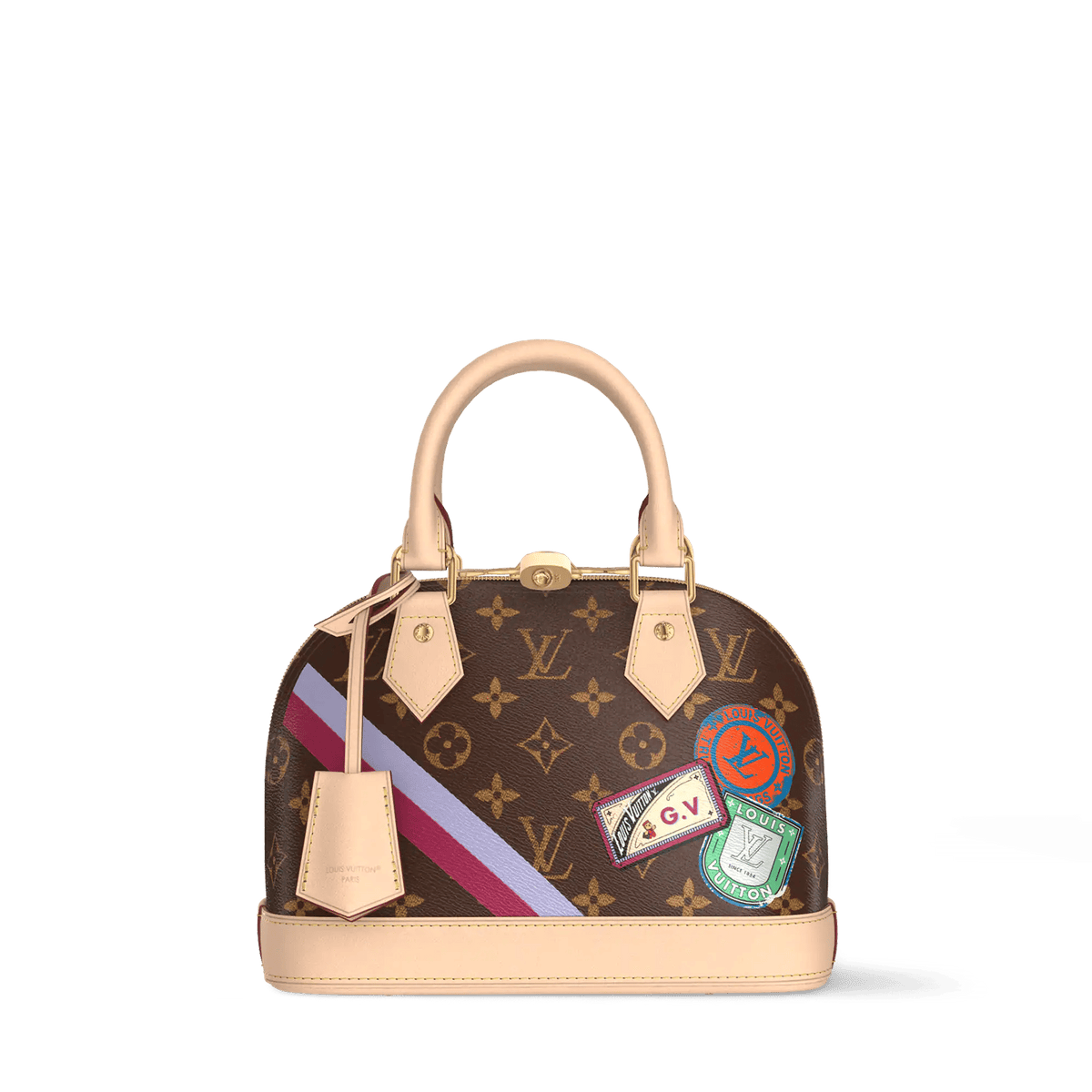 Alma BB Mon Monogram Coated Canvas Handbag P01917 For Women