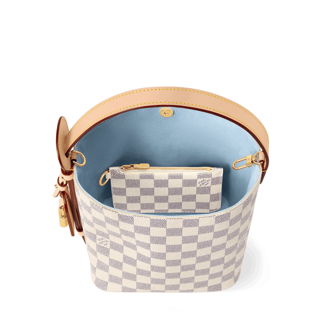All In BB Damier Azur Canvas Tote For Women