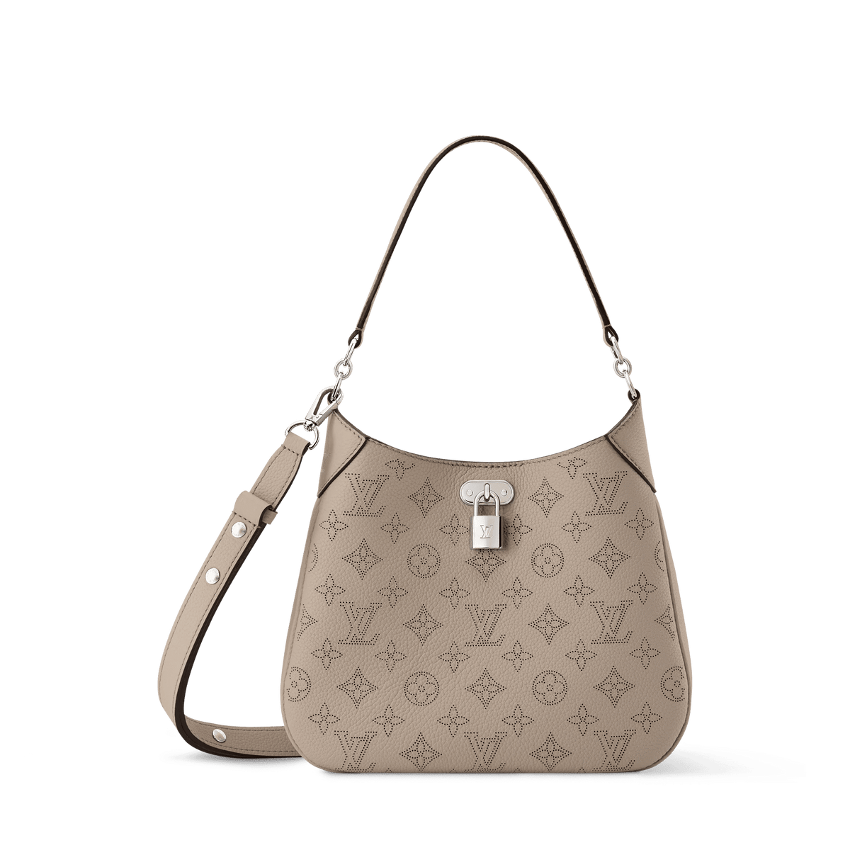 All Around PM Galet Perforated Mahina Calfskin Leather Tote Bag M27336 For Women