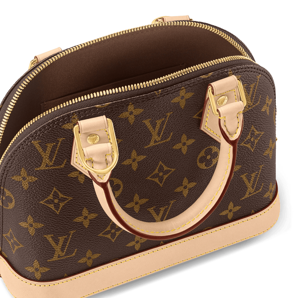 Alma BB Monogram Canvas Top Handle Bag For Women
