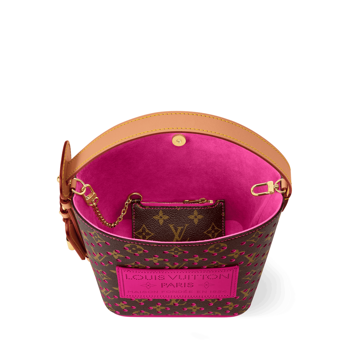 All In BB Monogram Perfo Pop Crush Tote Bag For Women