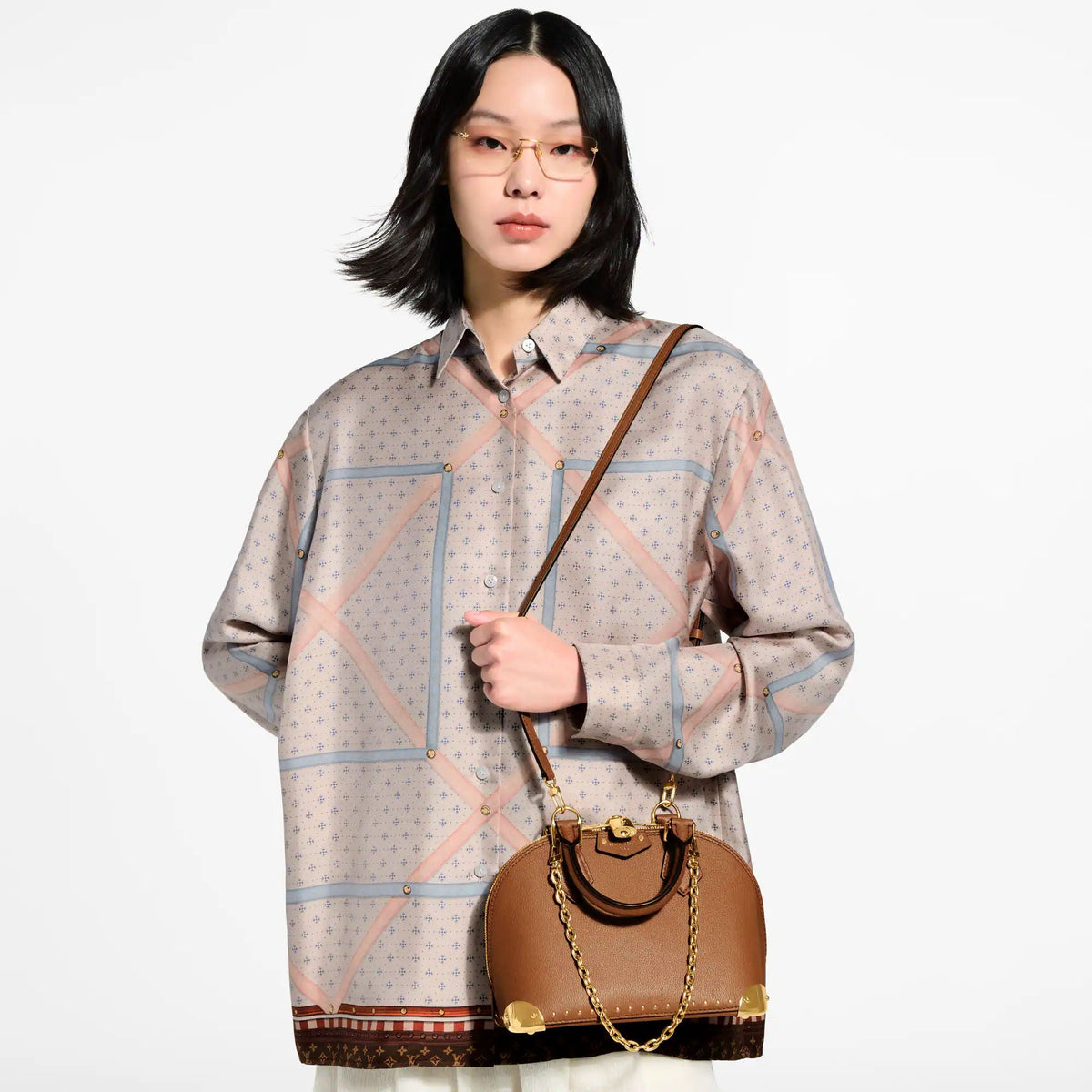 Tan Calfskin Leather Luggage product image 6