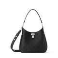 All Around PM Black Perforated Mahina Calfskin Leather Tote Bag M28306 For Women