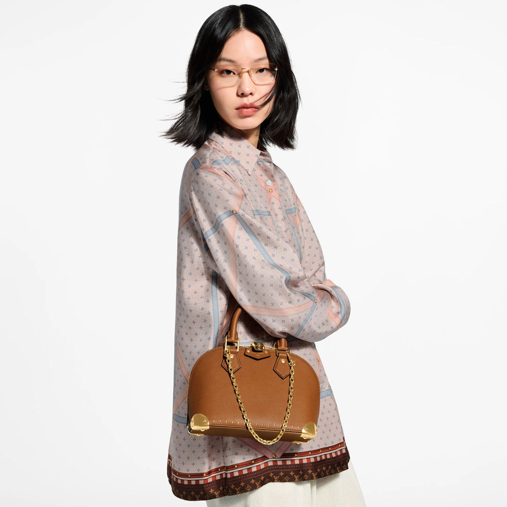 Tan Calfskin Leather Luggage product image 7