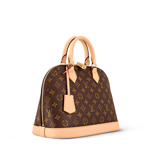 Alma PM Monogram Coated Canvas Top Handle Bag M53151 For Women