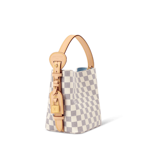 All In BB Damier Azur Canvas Tote For Women